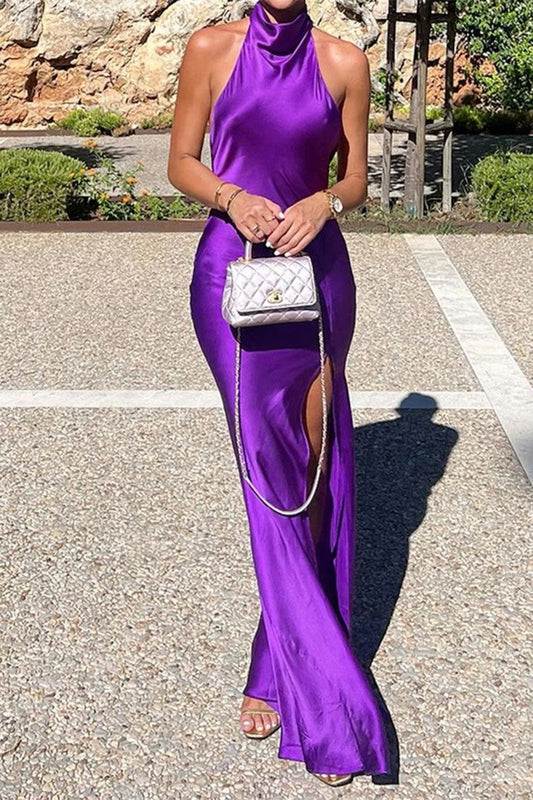 Long Backless Long Prom Dress Evening Party