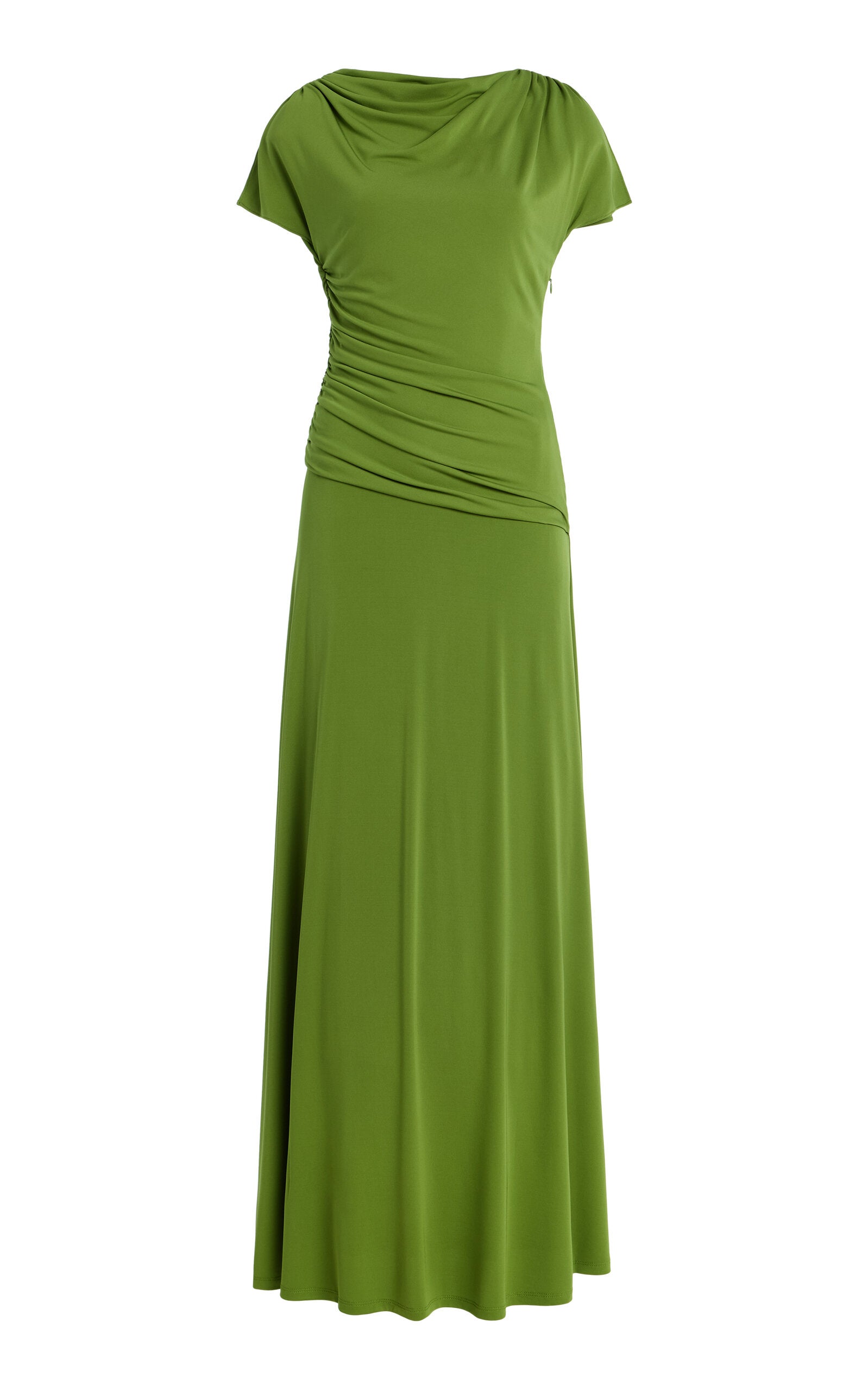 Draped Jersey Midi Dress Full of charm simple and atmospheric