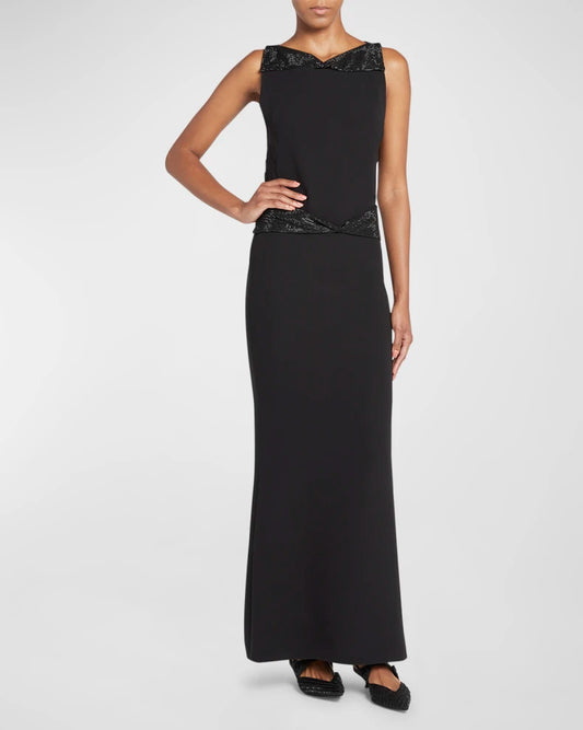 Cutout Trumpet Silk Gown Charming and unique design Beautiful generous simple