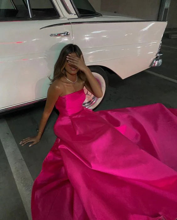 Hot Pink Prom Dresses Evening Dresses