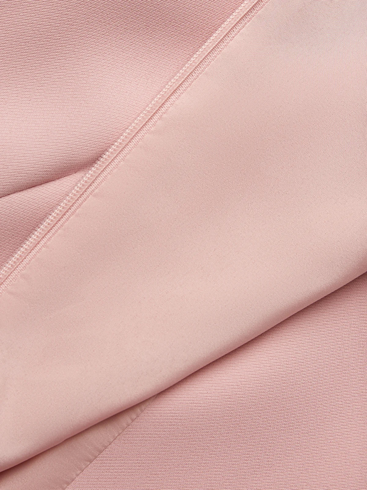 Pink Irregular Craftsmanship Ruched A-Line Midi Dress