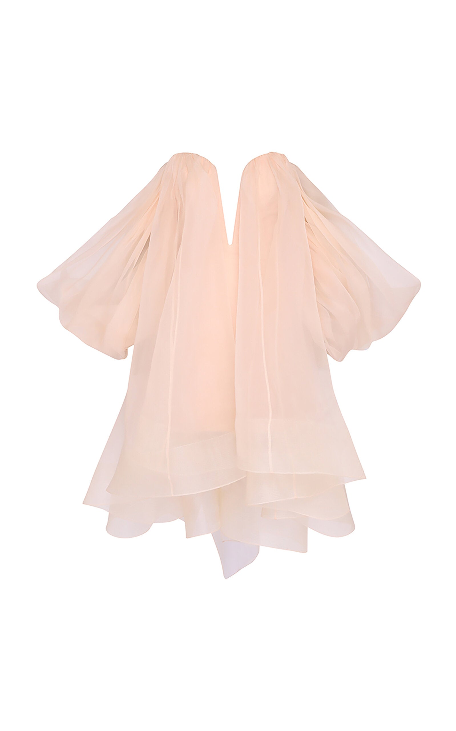 Crush Strapless Silk Mini Dress Simple gentle beautiful and grand