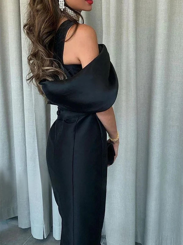 Princess V-Neck Long Sleeves Mother Of The Bride Dresses With Belt Simple gentle beautiful and unique design