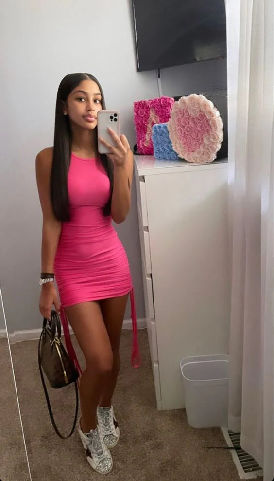 short homecoming dress Simple atmospheric gentle