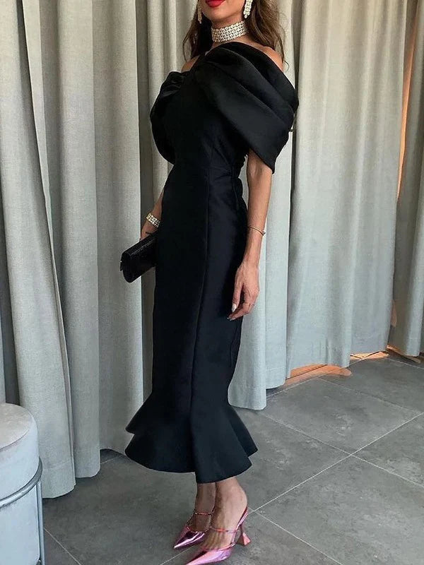 Princess V-Neck Long Sleeves Mother Of The Bride Dresses With Belt Simple gentle beautiful and unique design