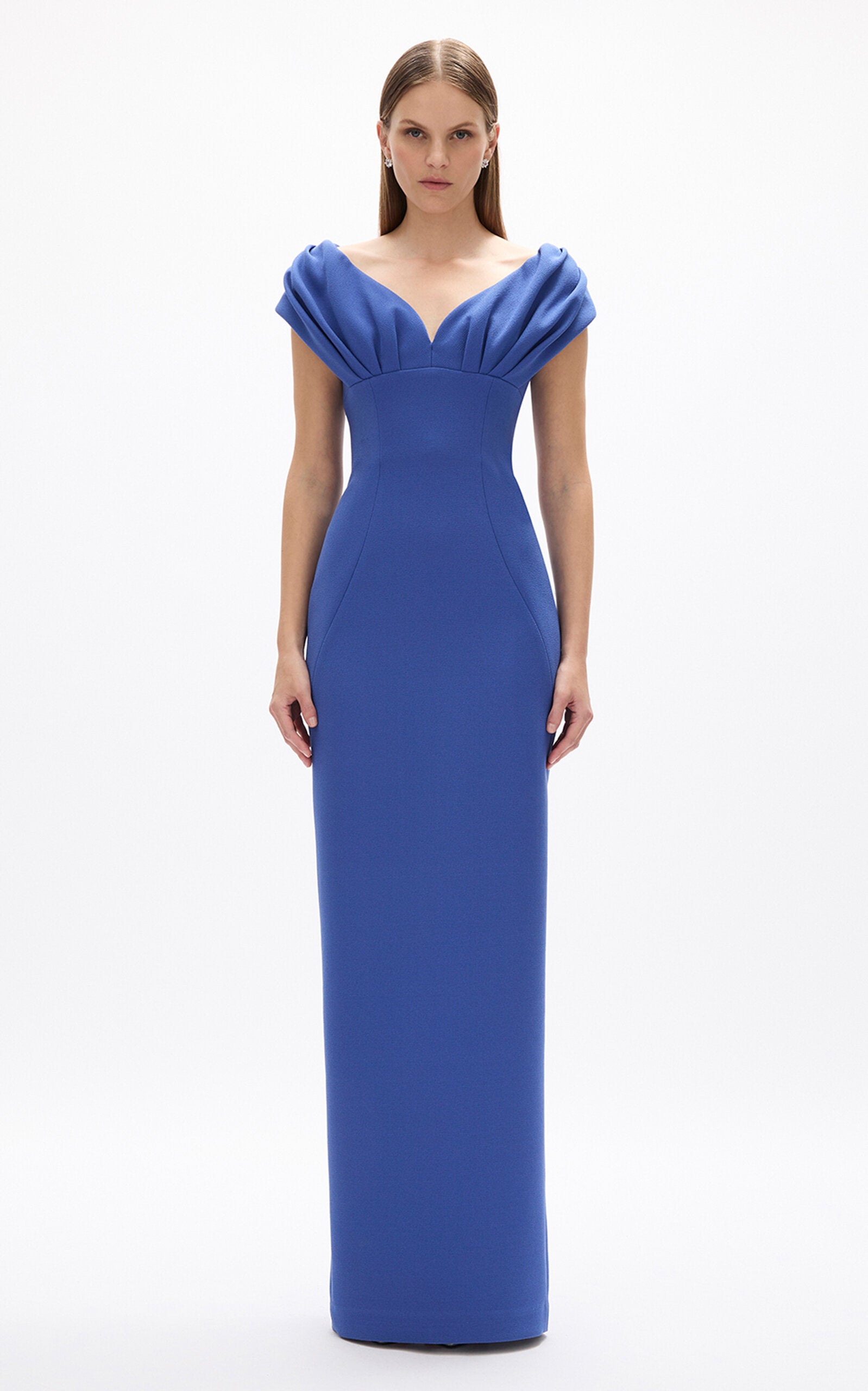 Party Dresses Myra Gathered Gown  Myra Recycled Gentle beautiful and grand