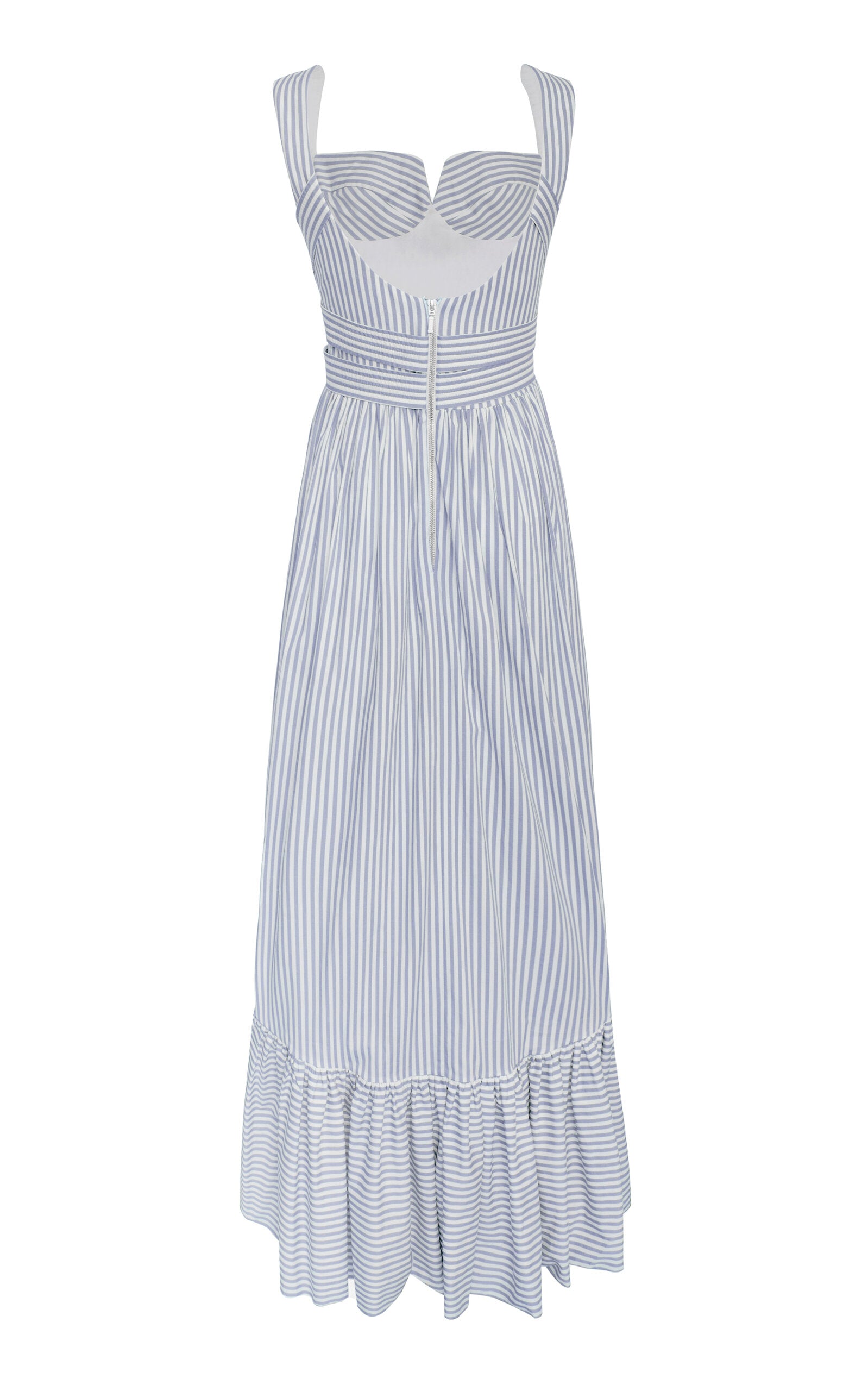 Cotton Poplin Midi Dress Full of charm simple and atmospheric