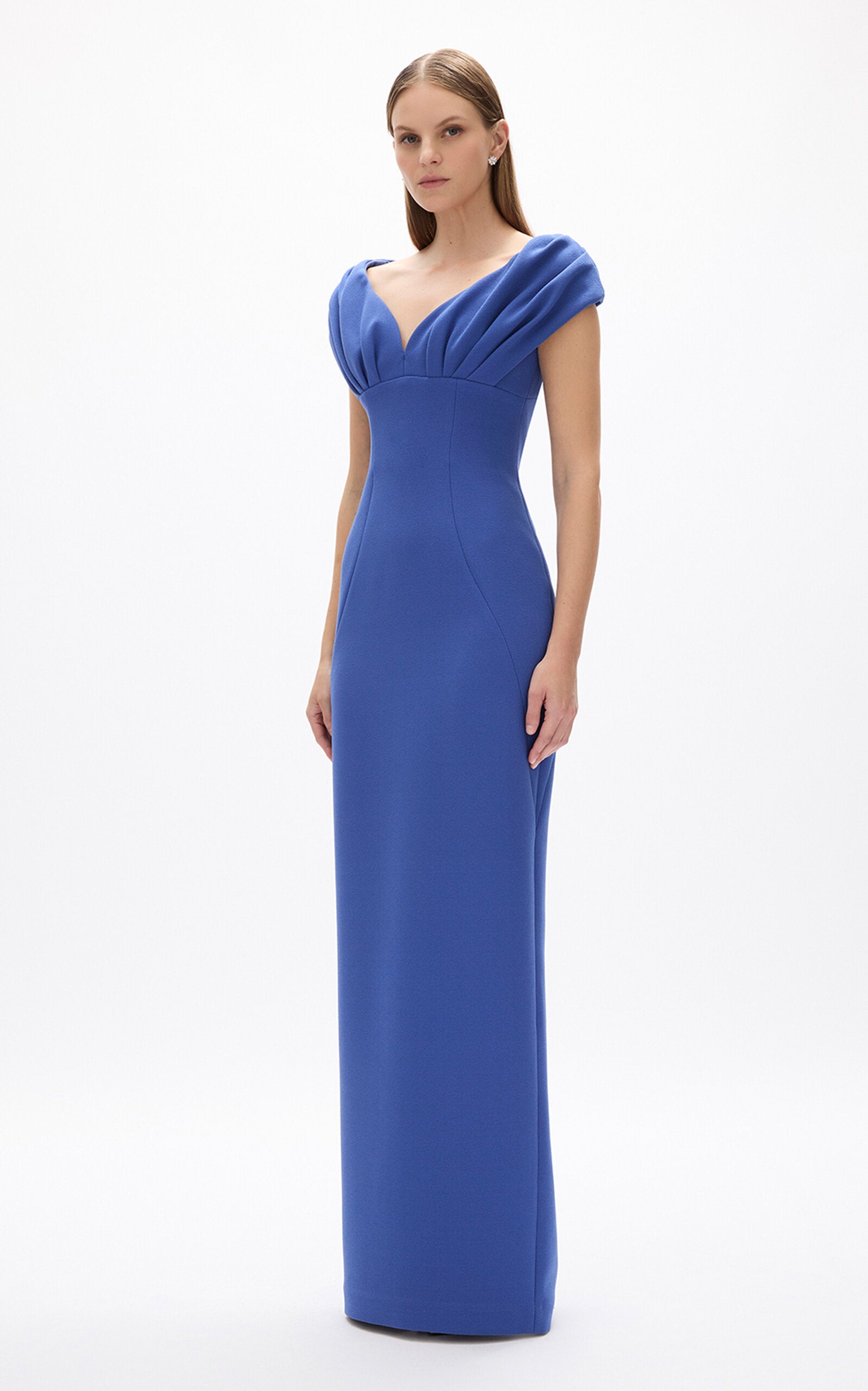 Party Dresses Myra Gathered Gown  Myra Recycled Gentle beautiful and grand