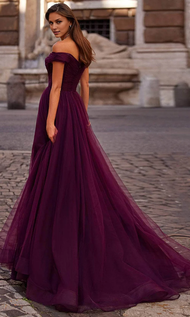 Ethereal Tulle Prom Dress Simple gentle atmospheric and unique design