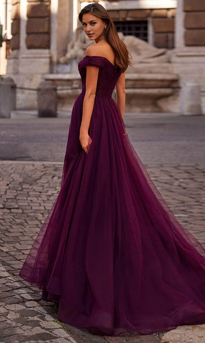 Ethereal Tulle Prom Dress Simple gentle atmospheric and unique design