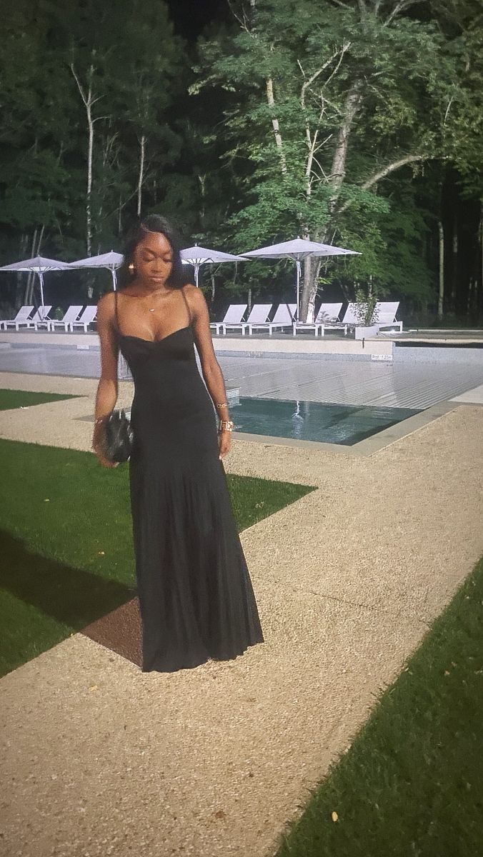 Spaghetti Straps Long Prom Dress Evening Party Dresses