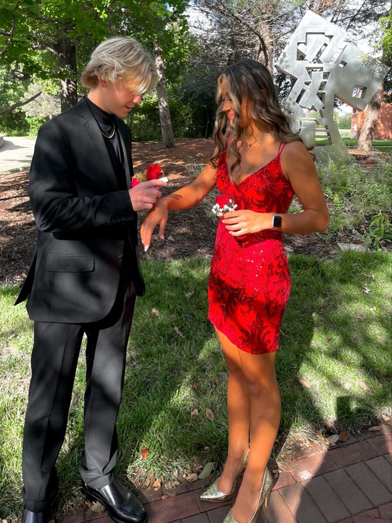 Fashion Short Prom Dress Homecoming Dress Club Dresses