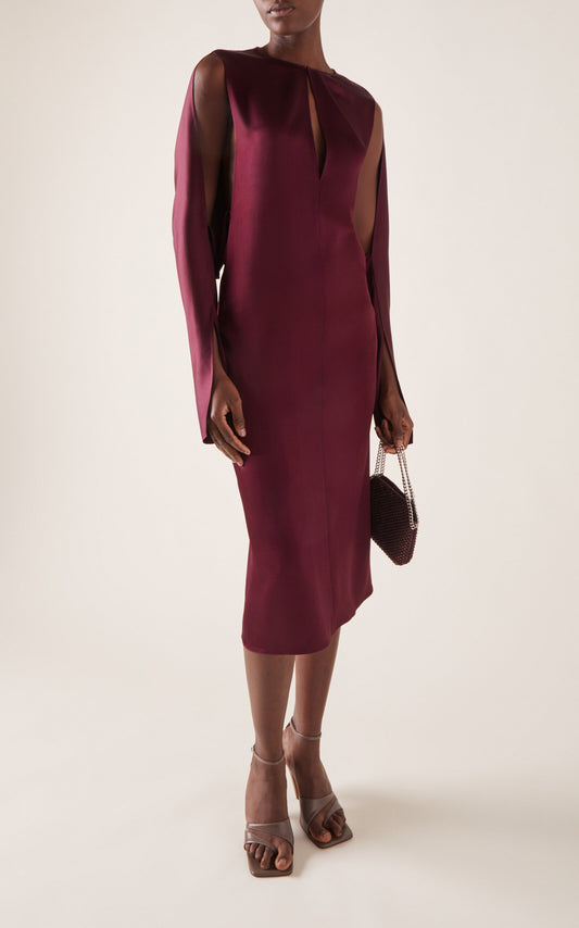 Party Dresses Satin Cutout Detail Gown Gentle beautiful and grand