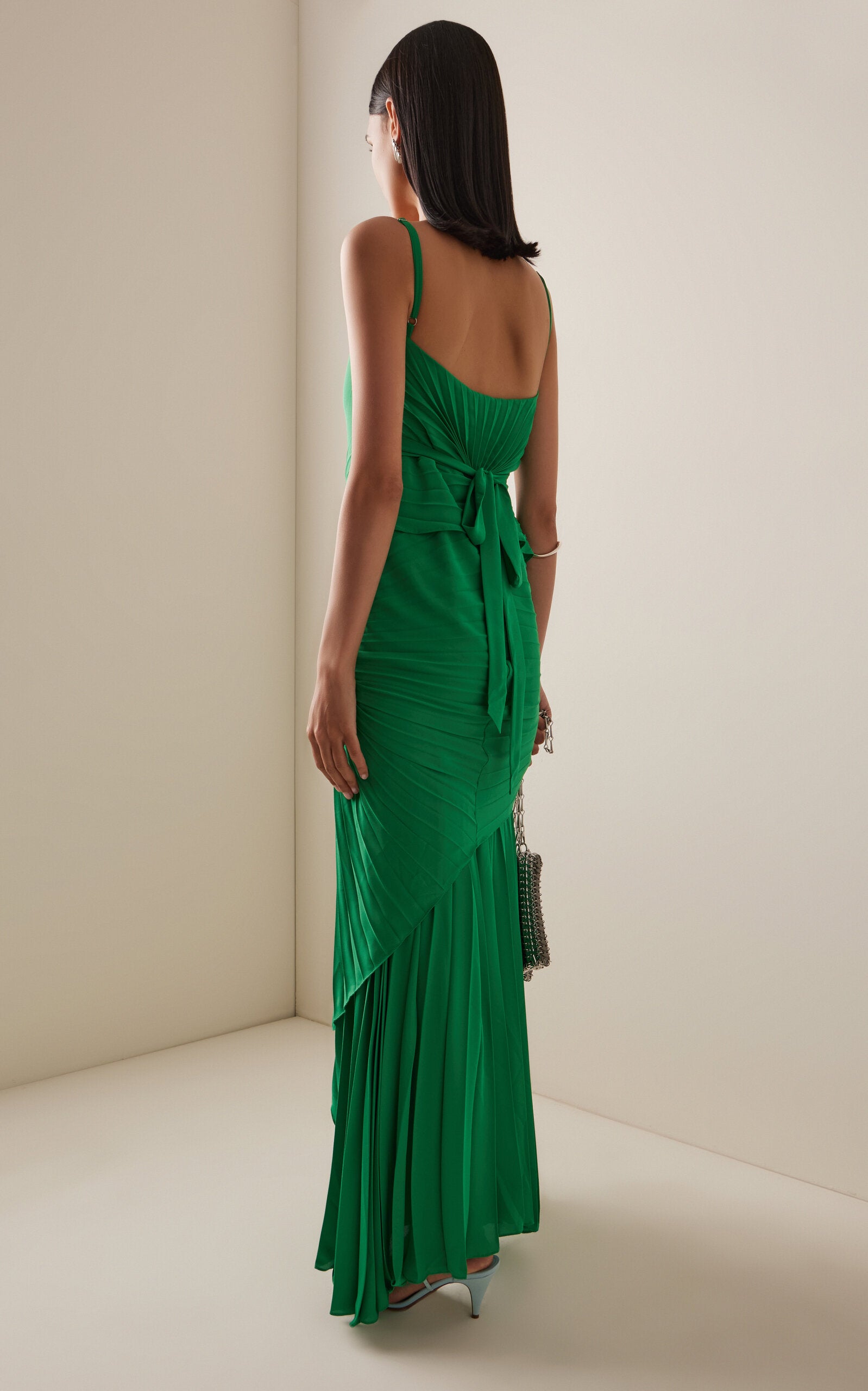 Ladies' Spring And Summer Vacation Dating Pleat Tie Piper Crocheted Cotton-Blend Knit Maxi Dress Draped Jersey Mini Dress