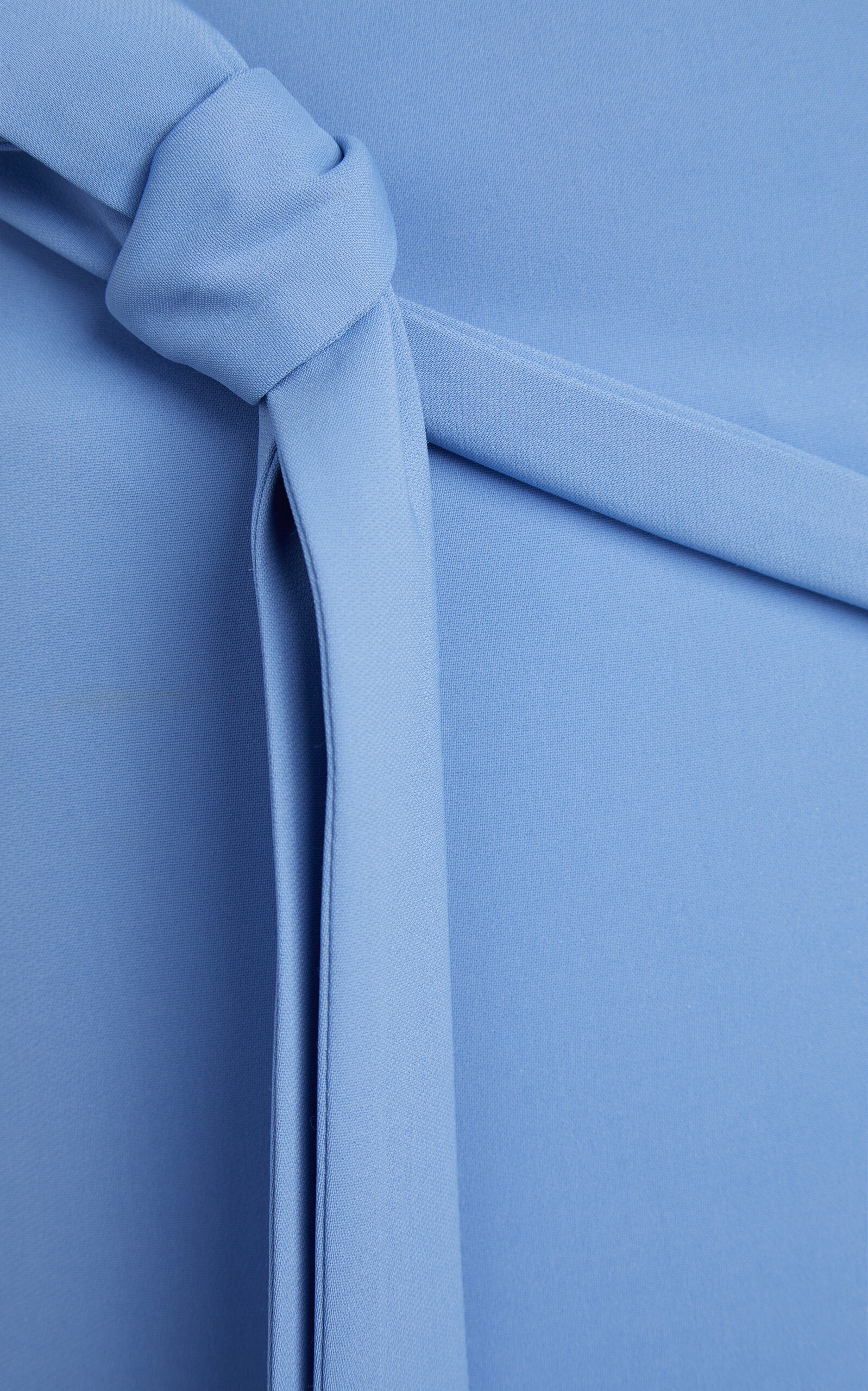 Asymmetric Crepe Midi Dress Full of charm simple and atmospheric