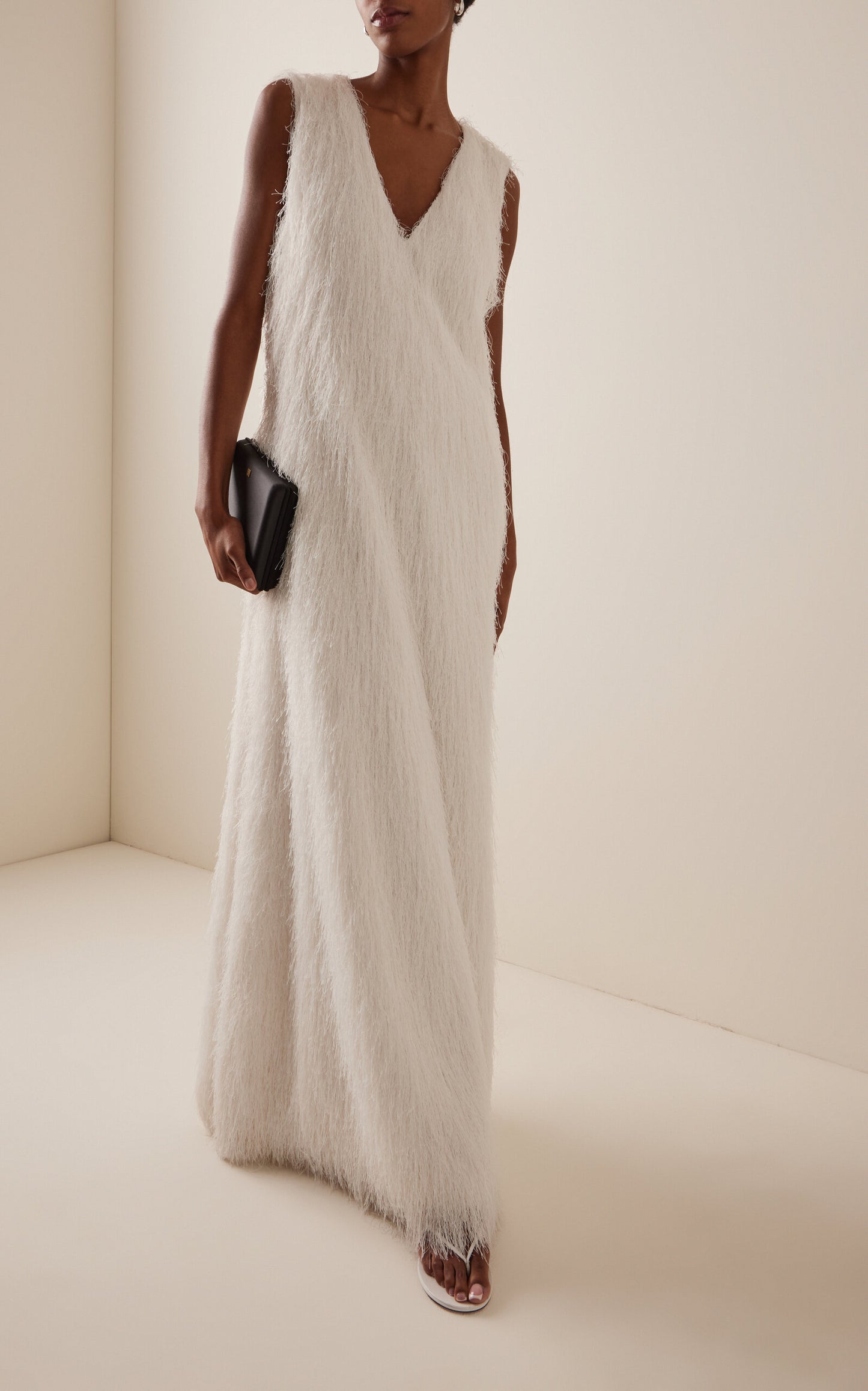 Sally Faux Fur Gown  Sally Gentle beautiful and grand