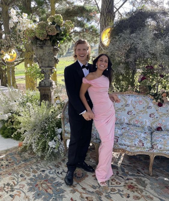 Long Prom Dress Evening Dress Simple elegant gentle