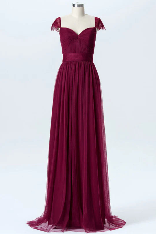 Chiffon Cutout Back Bridesmaid Dress Gentle beautiful and generous