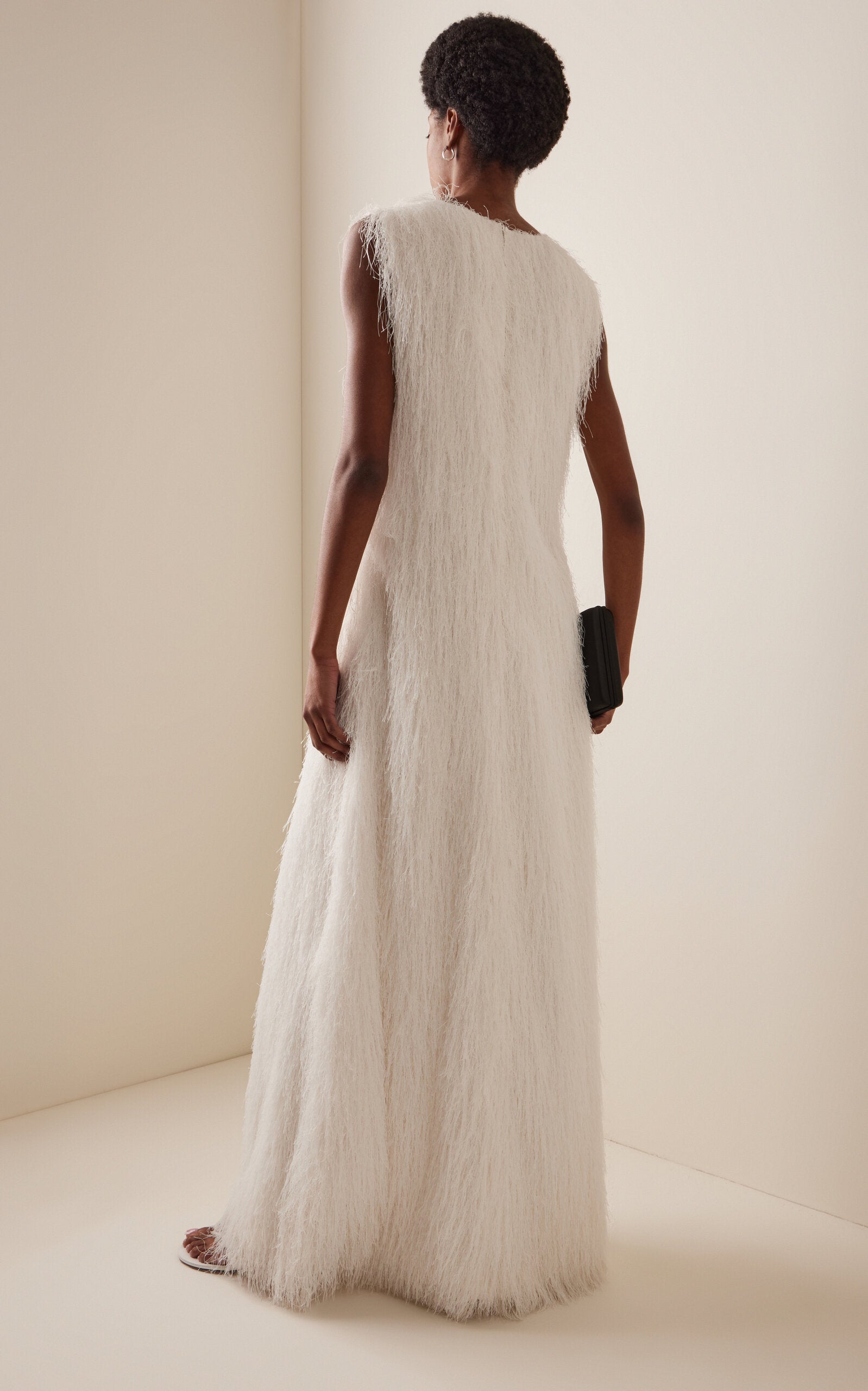 Sally Faux Fur Gown  Sally Gentle beautiful and grand