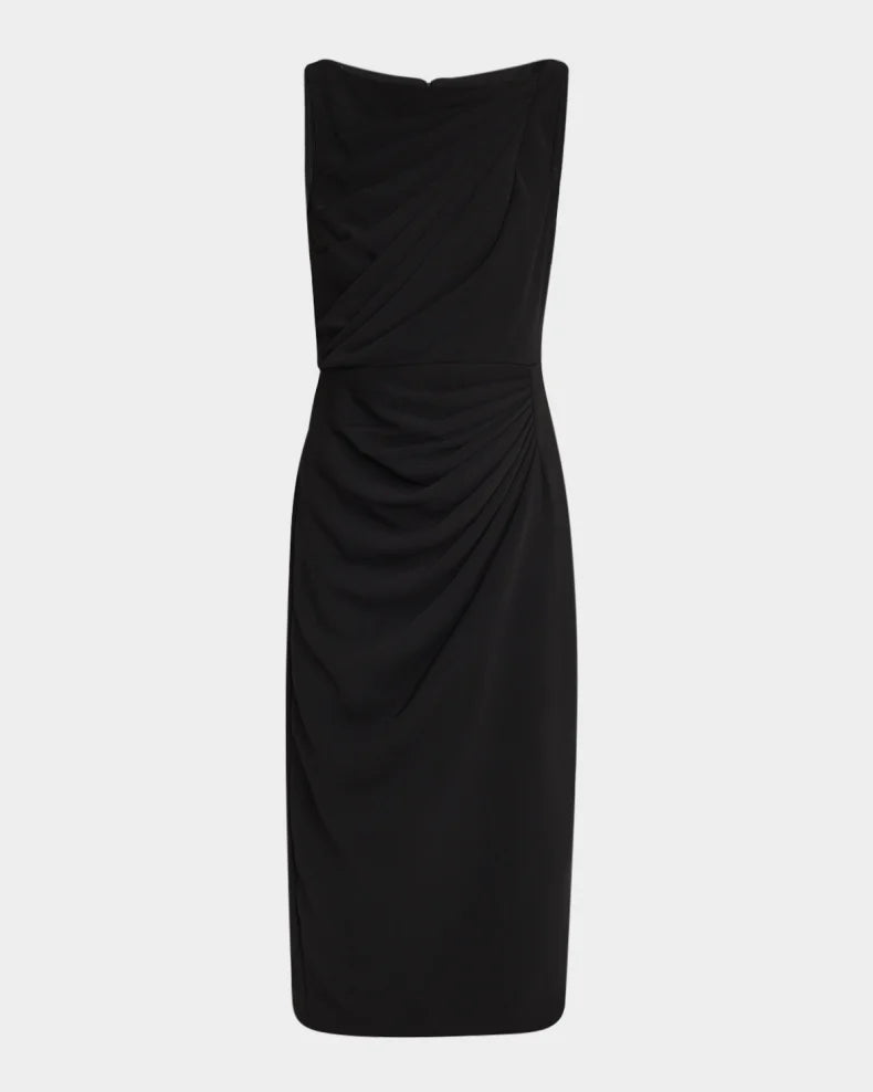Sleeveless Draped Midi Dress Charming and unique design Beautiful generous simple