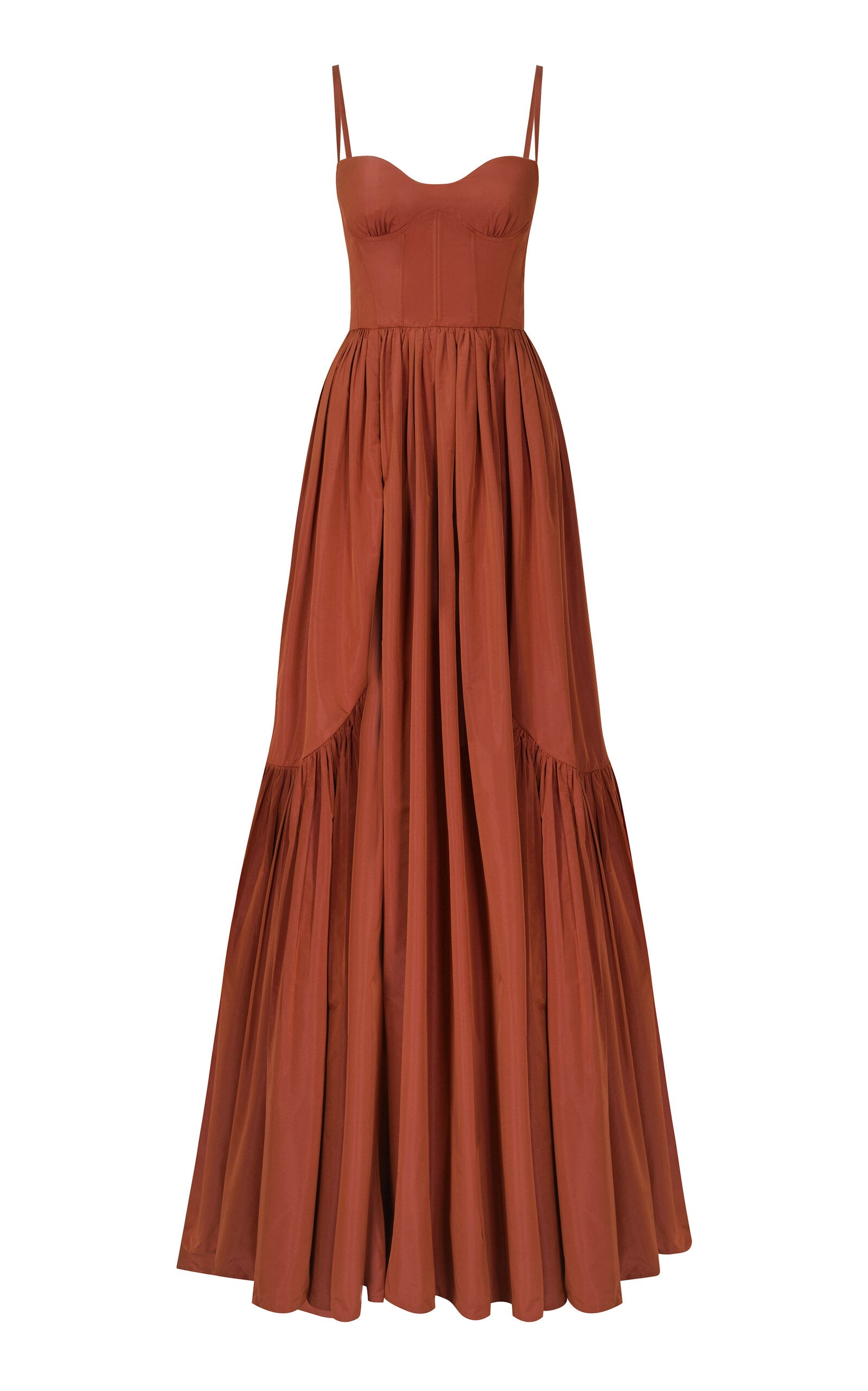 Tradición Corseted Maxi Dress Simple gentle beautiful and grand