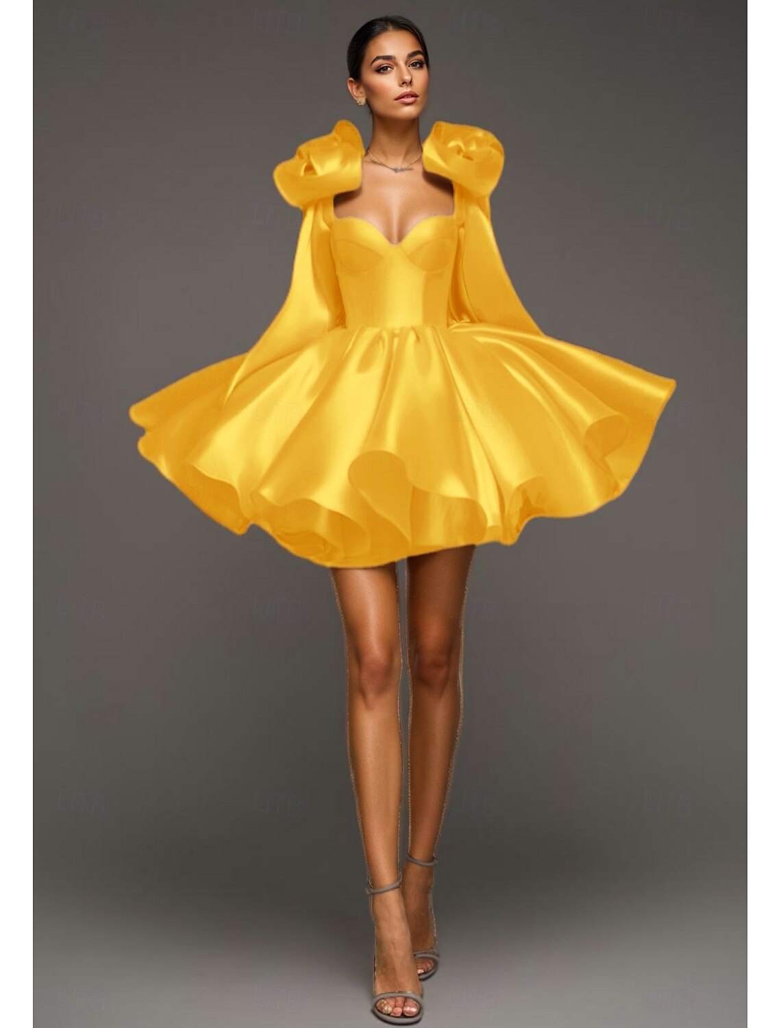 Pink A-Line Elegant Homecoming Dress Formal Wedding Short / Mini Sleeveless Sweetheart Satin with Bow(s)