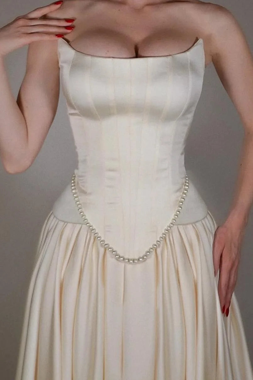 Women's Evening Mini Dress One-Shoulder Prom Dress with Side Cut Out and High Side Slit