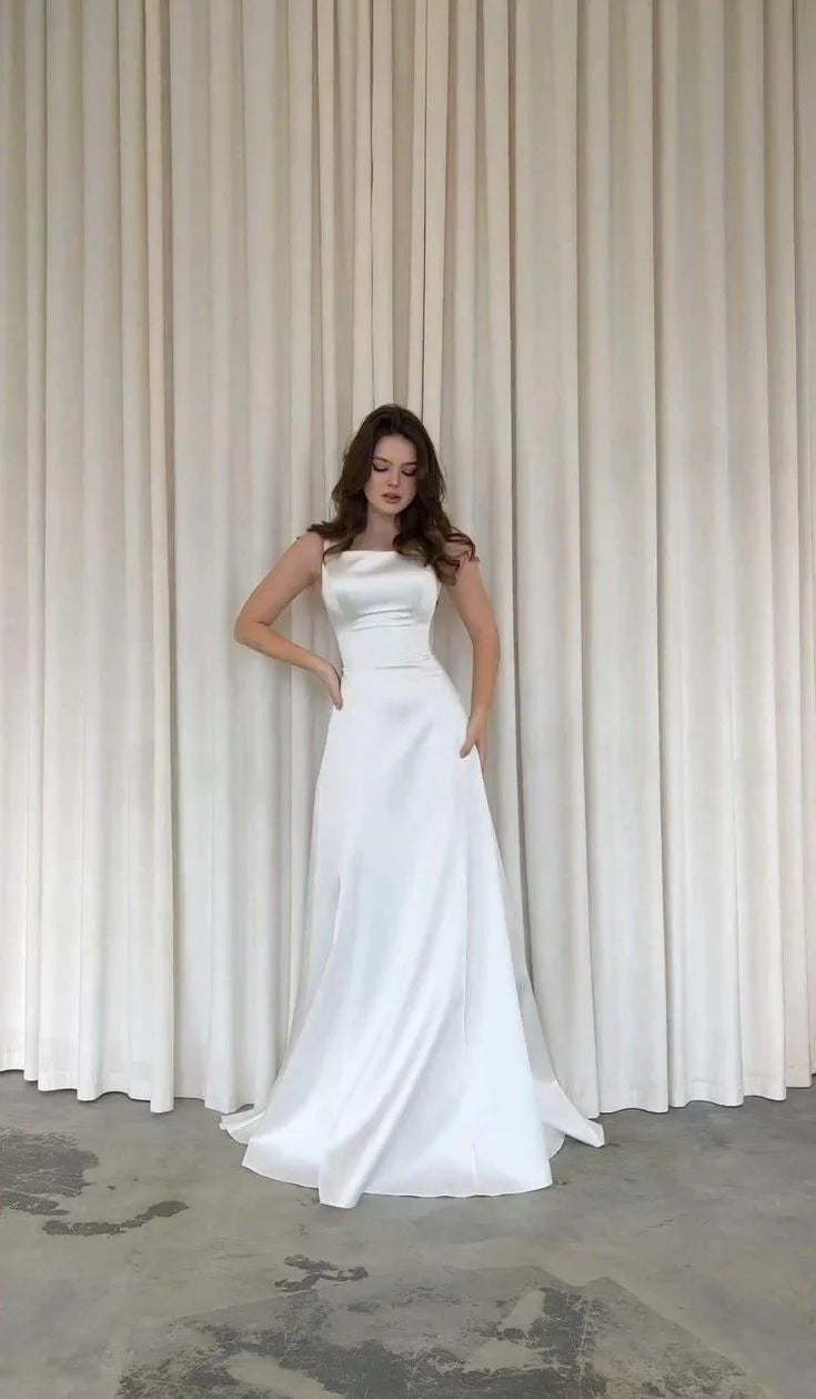 Long Backless Long Prom Dress Evening Party Gowns
