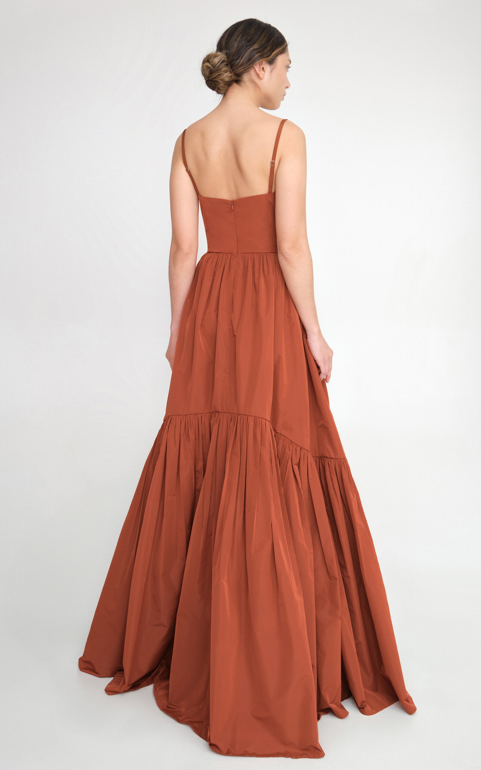 Tradición Corseted Maxi Dress Simple gentle beautiful and grand