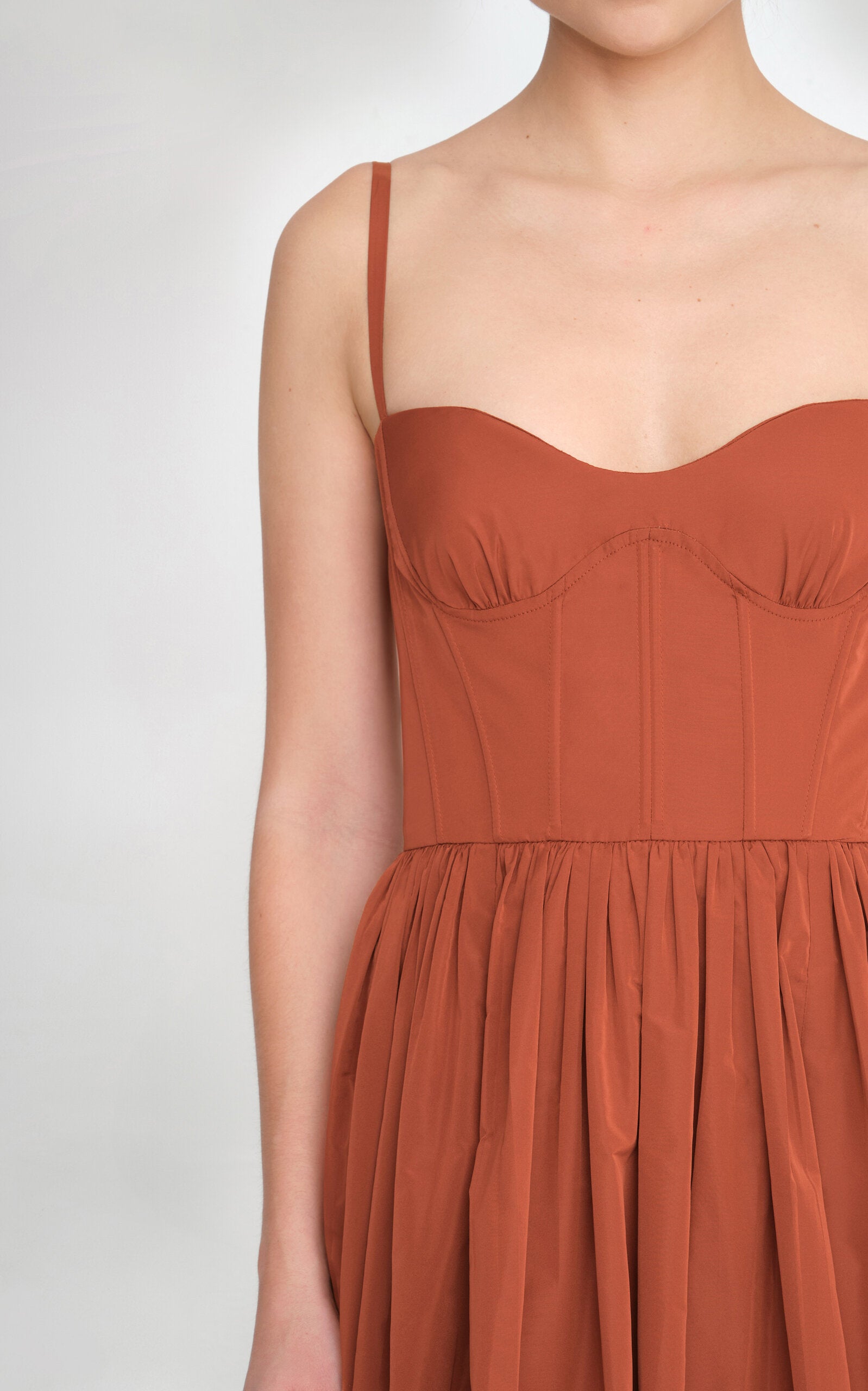 Tradición Corseted Maxi Dress Simple gentle beautiful and grand