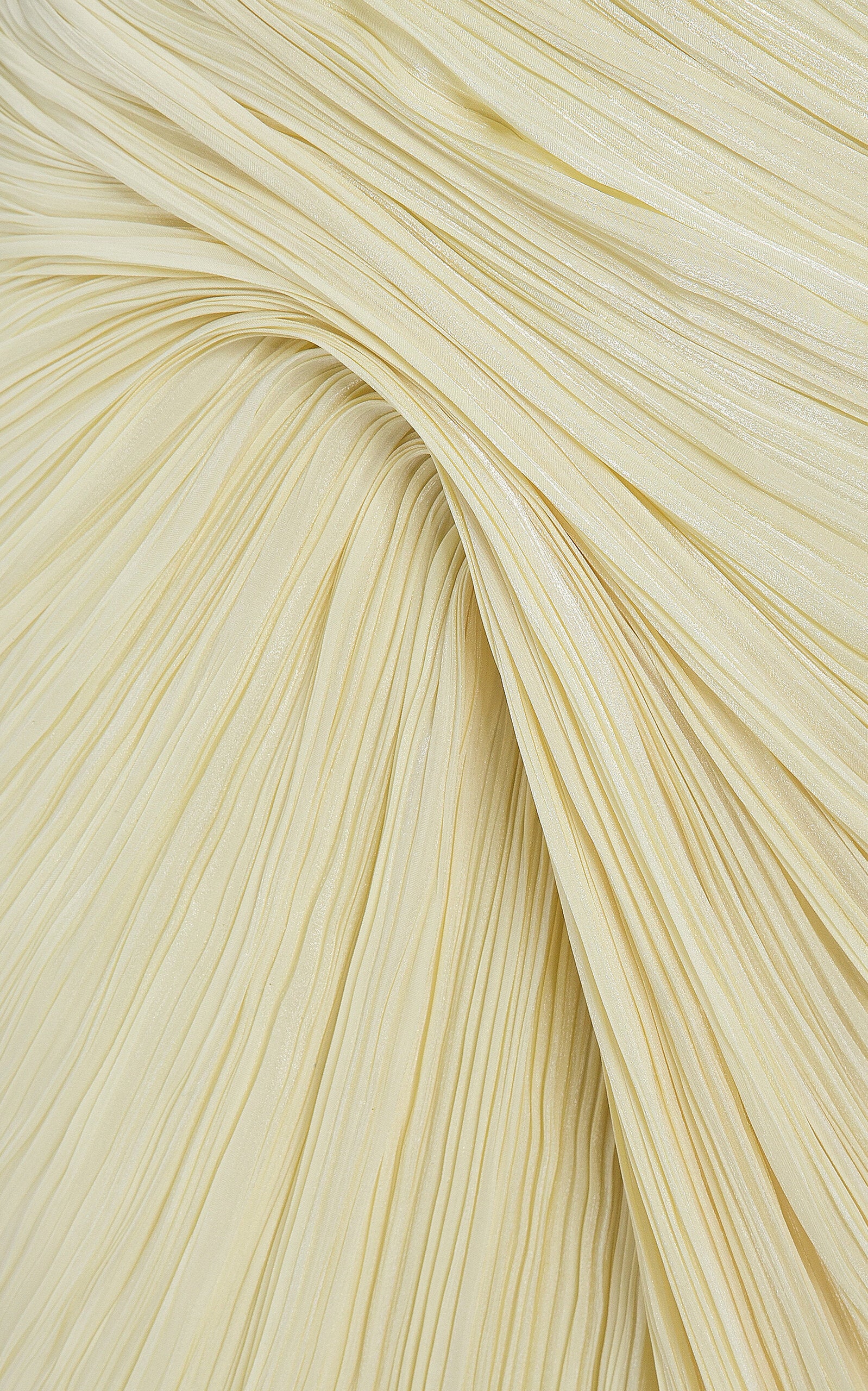 Pleated Asymmetric Silk-Chiffon Gown Gentle beautiful and grand