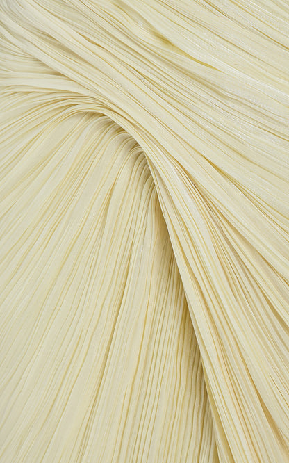 Pleated Asymmetric Silk-Chiffon Gown Gentle beautiful and grand