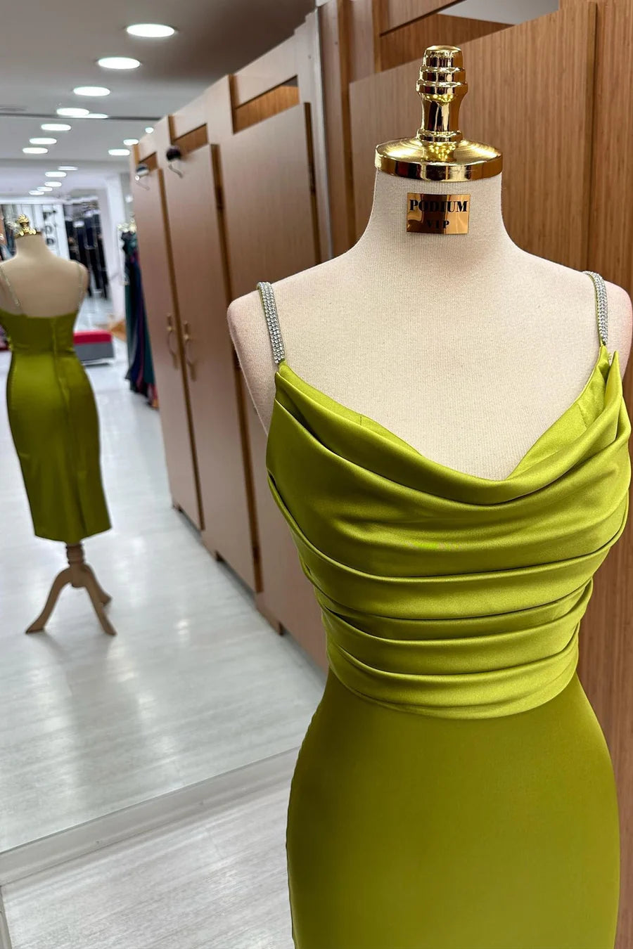 Cowl Neck Midi Dress Simple gentle grand and beautiful