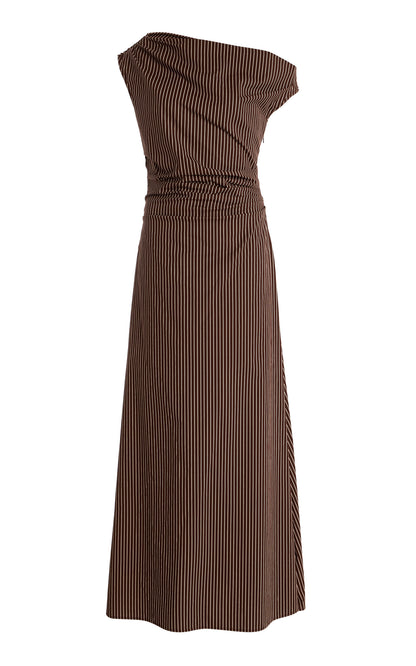 Phare Striped Cotton Maxi Dress Simple gentle beautiful and grand
