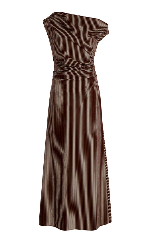 Phare Striped Cotton Maxi Dress Simple gentle beautiful and grand