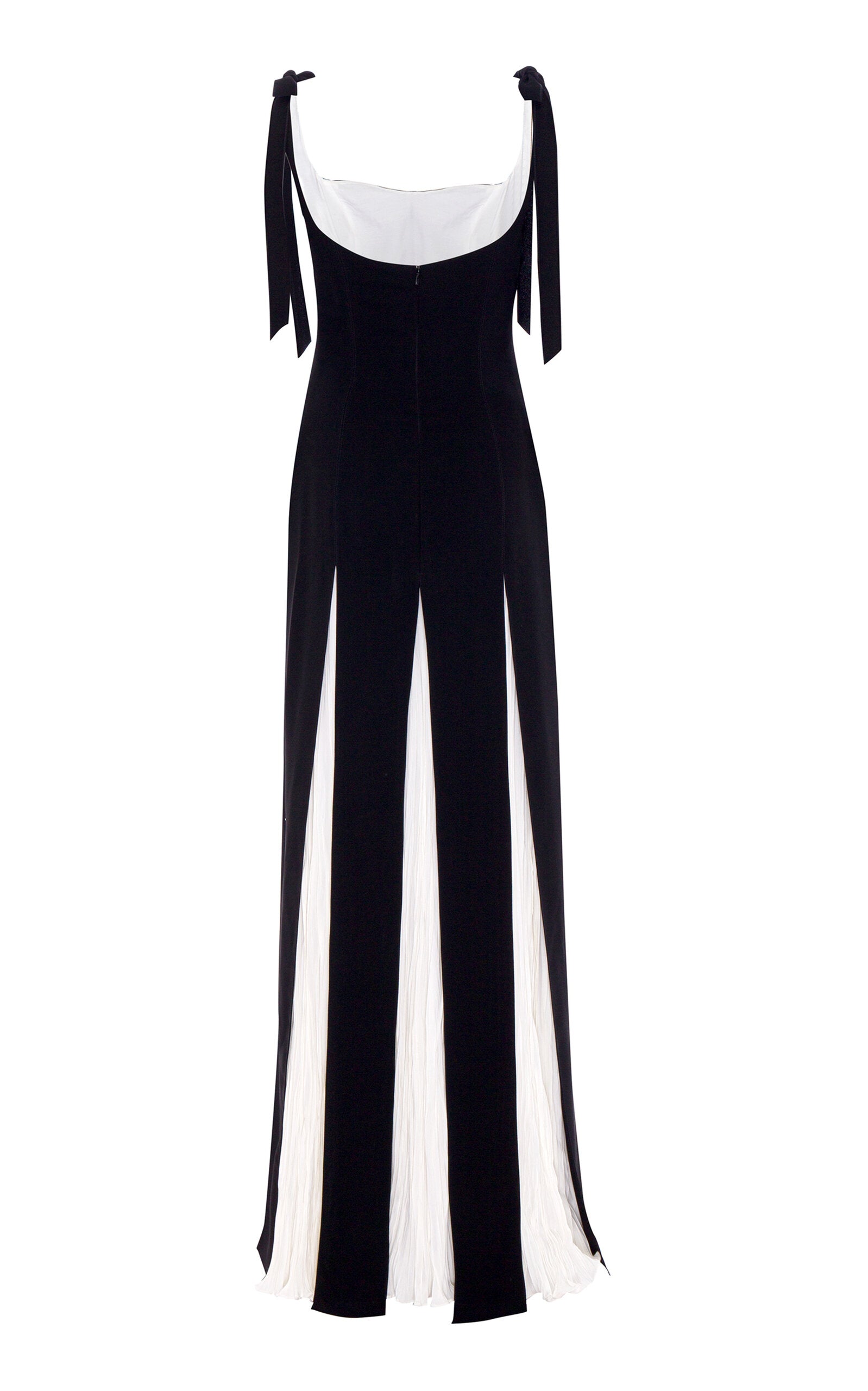 Party Dresses Slit-Detailed Silk Crepe-Chiffon Gown Gentle beautiful and grand