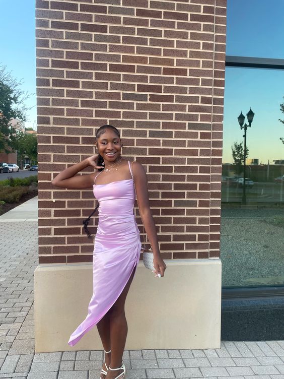 Lilac Prom Homecoming Dress Evening Dress Party Dress