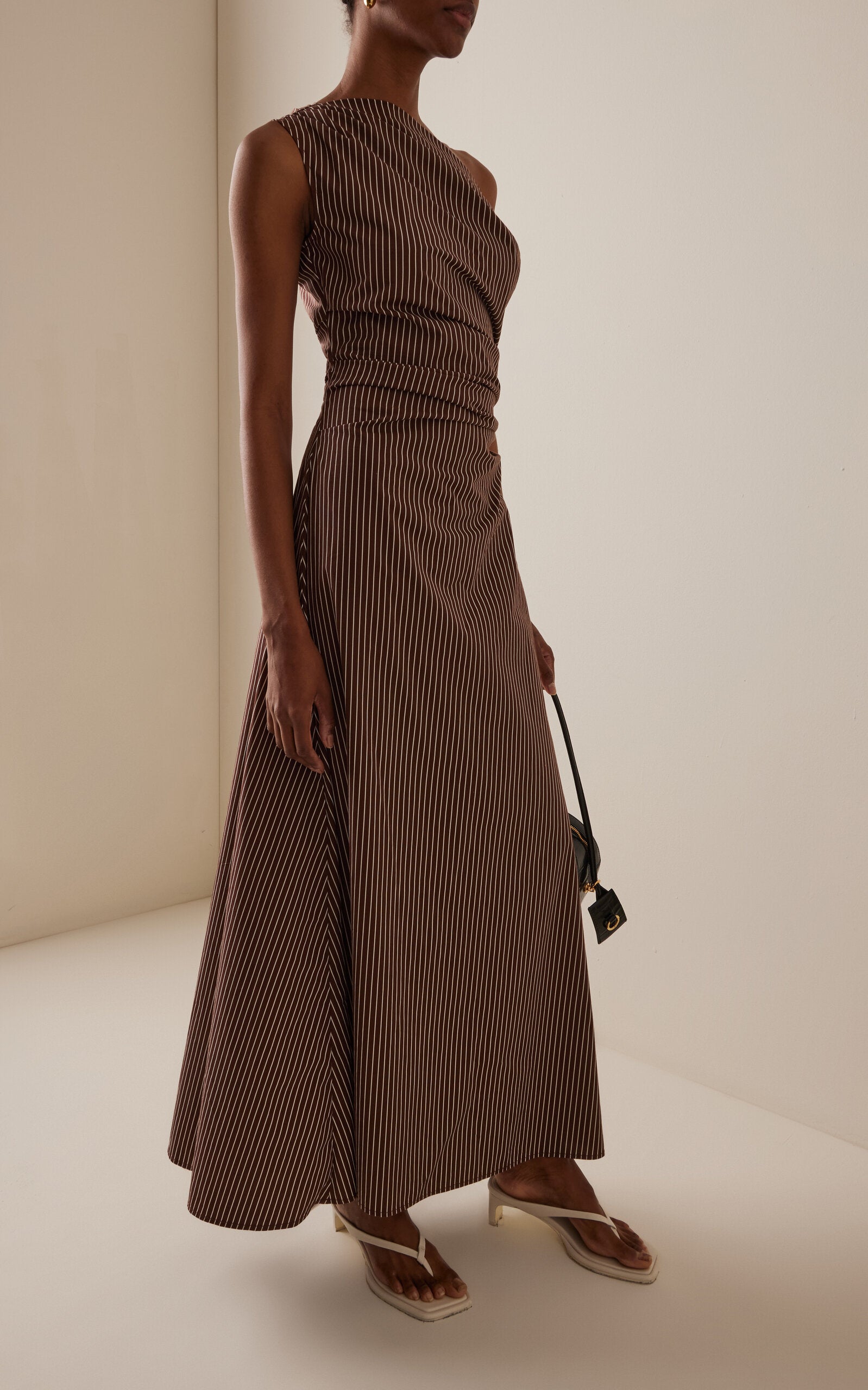 Phare Striped Cotton Maxi Dress Simple gentle beautiful and grand