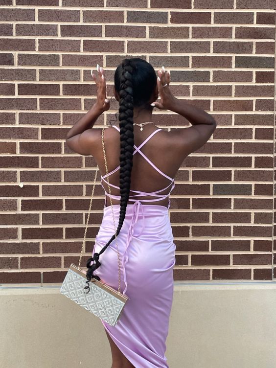 Lilac Prom Homecoming Dress Evening Dress Party Dress