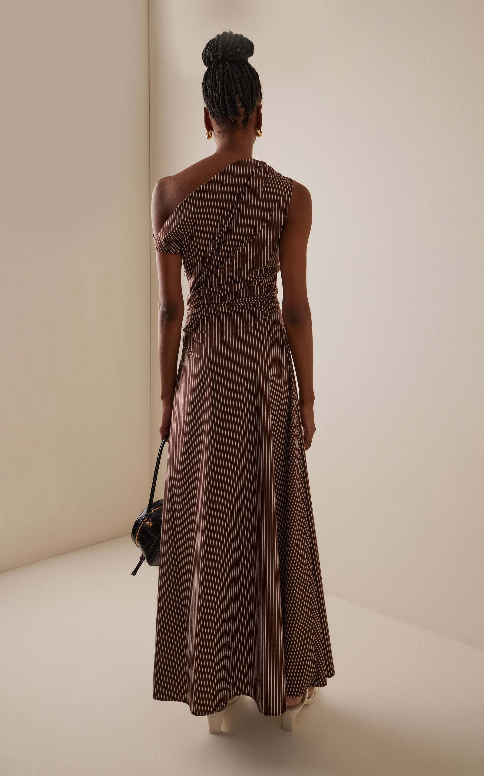 Phare Striped Cotton Maxi Dress Simple gentle beautiful and grand