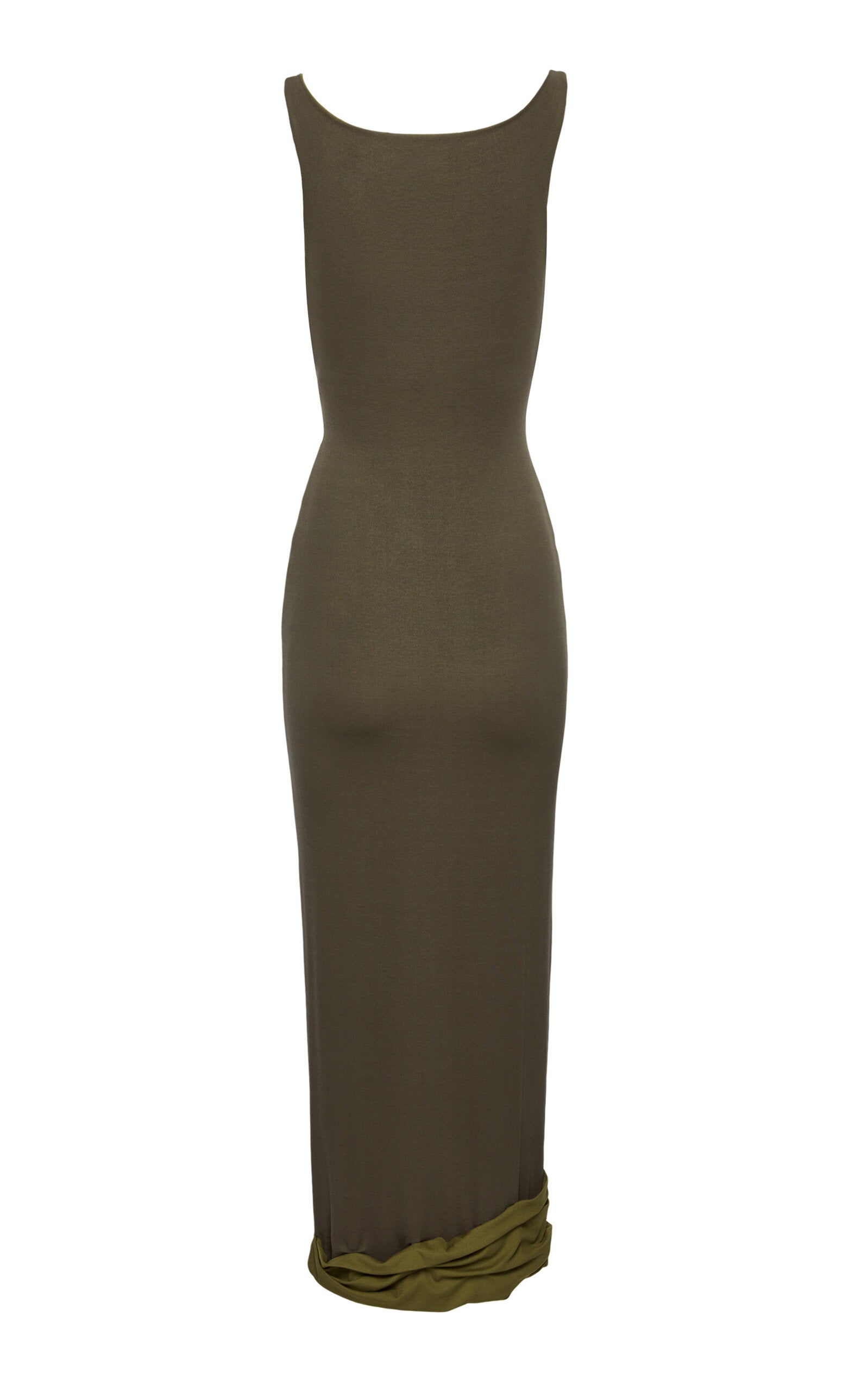 Scoop-Neck Maxi Dress Simple gentle beautiful and grand