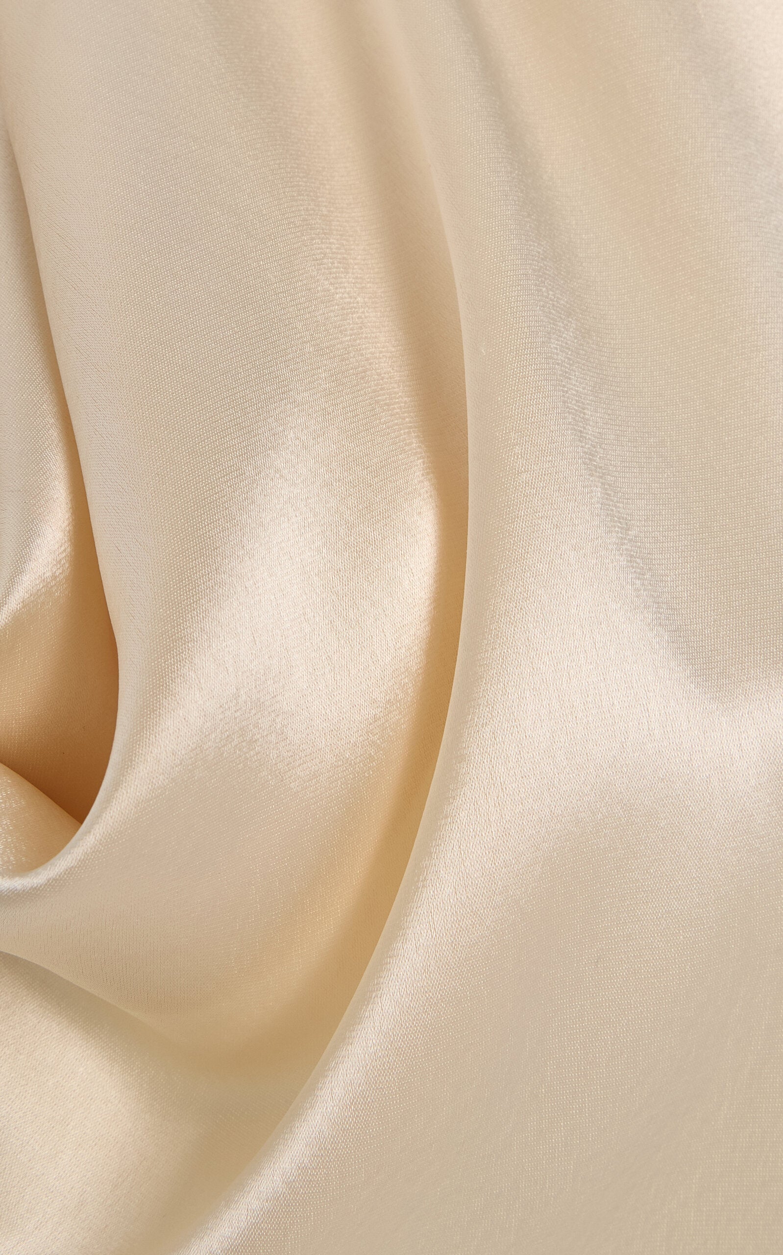 Draped Satin Dress  Gentle beautiful and grand