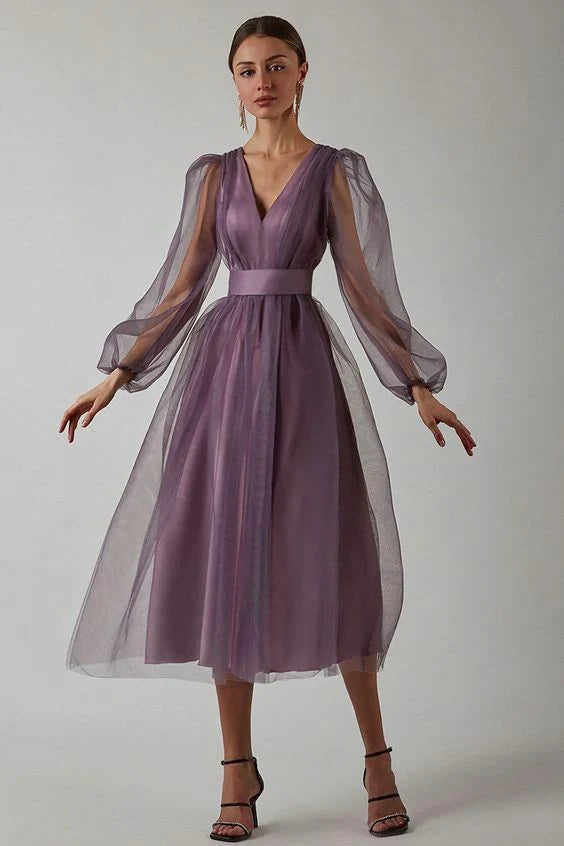 Simple Prom Dress Fashion Evening Dress Simple elegant gentle