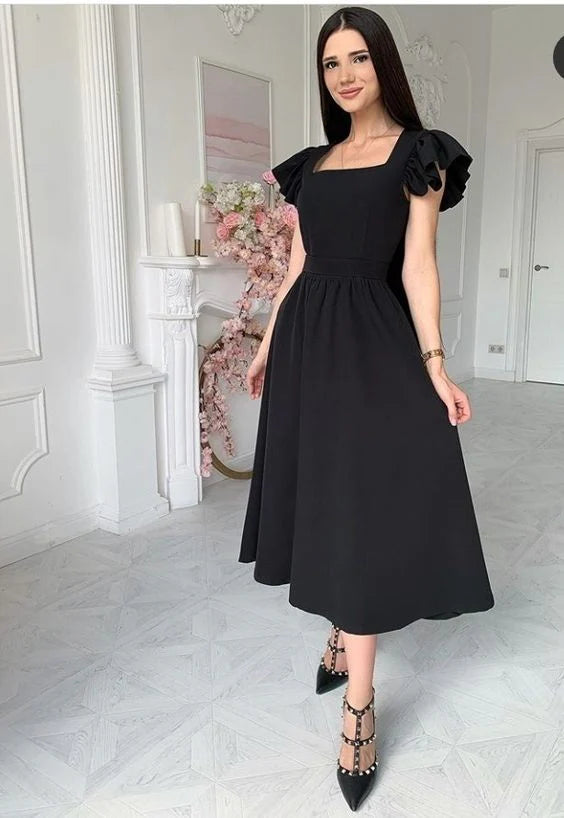 A Line Prom Dress  Evening Dress Dress Simple elegant gentle