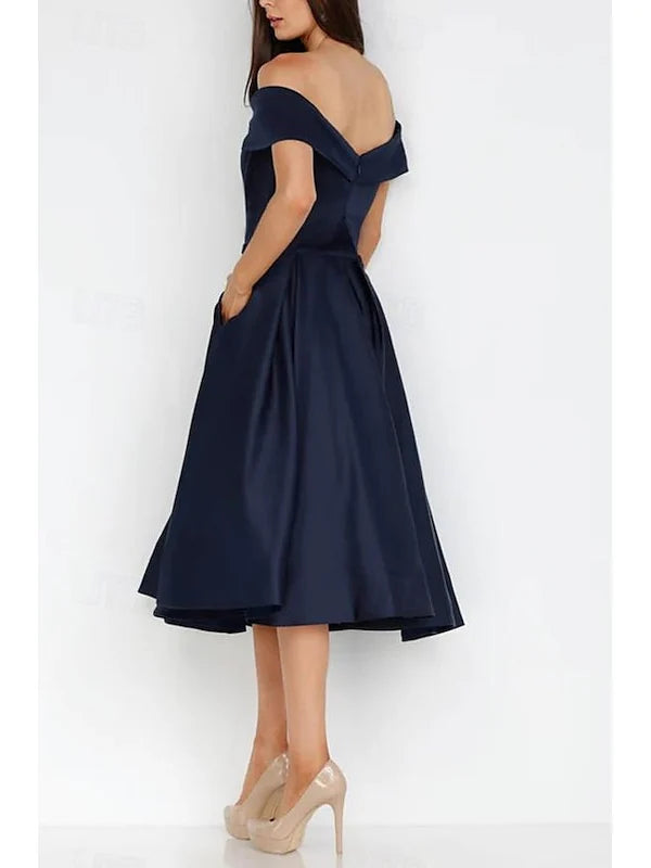 rincess Sweetheart Sleeveless Tea Length Cocktail Dresses with Ruched Simple gentle beautiful and unique design