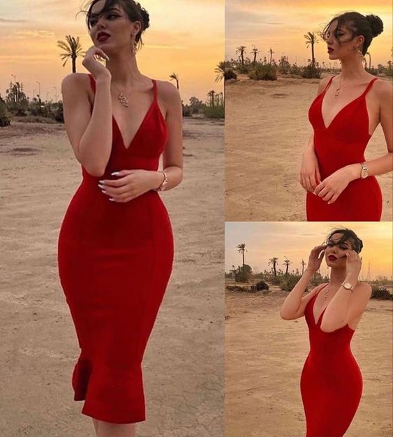 sexy red prom dress evening dress