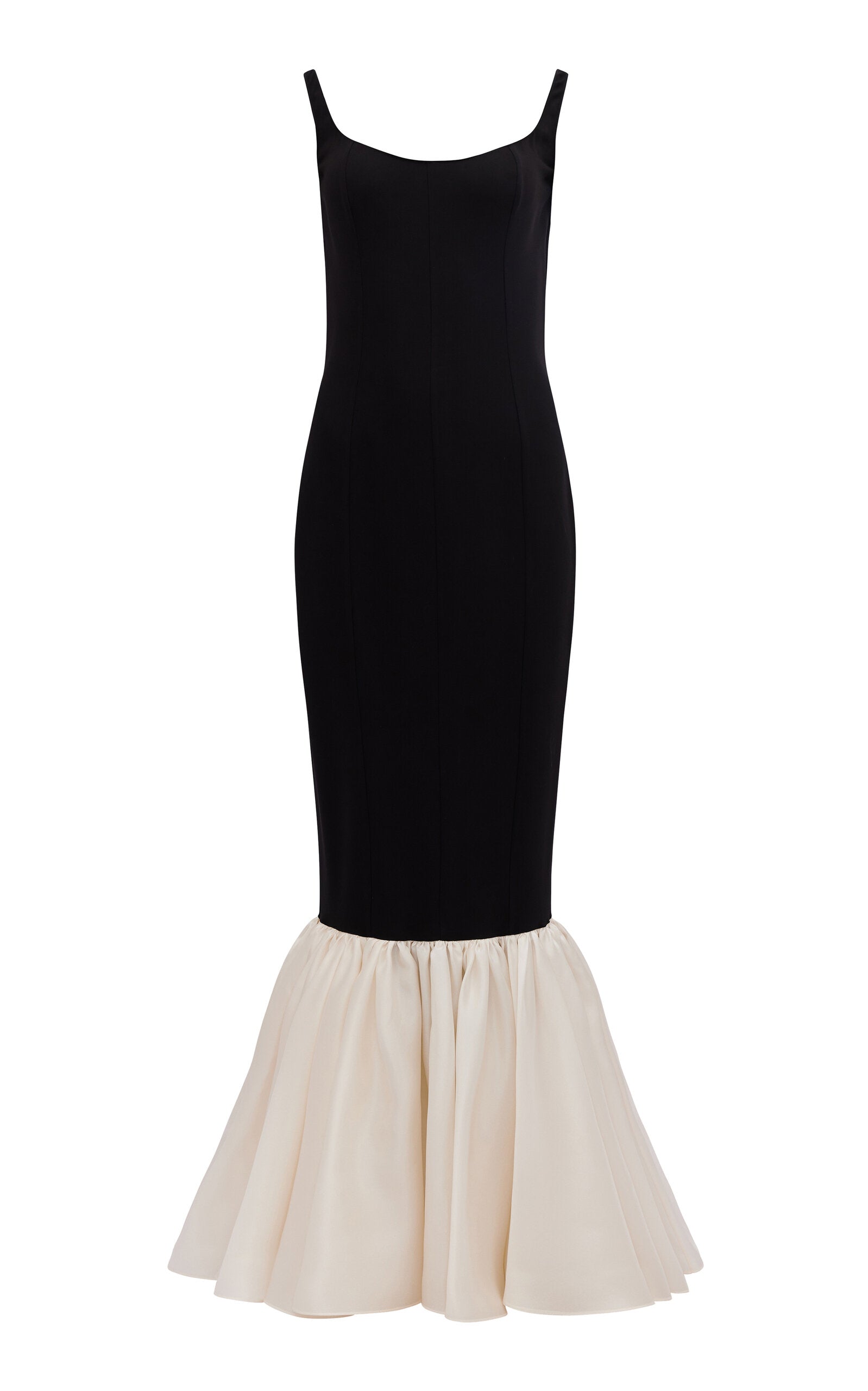 Edda Organza-Hem Silk Gown Gentle beautiful and grand