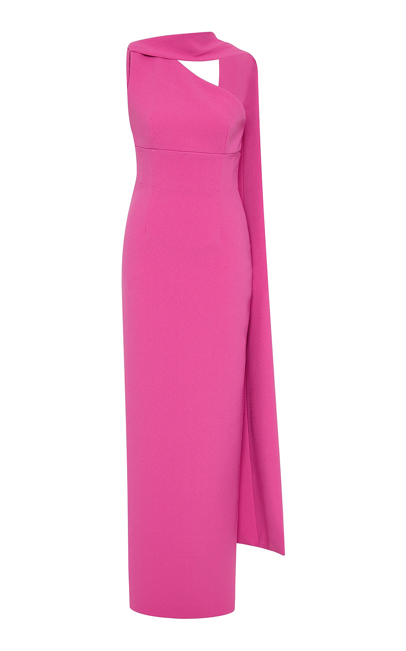 Clara Single Shoulder Capelet Gown Gentle beautiful and grand