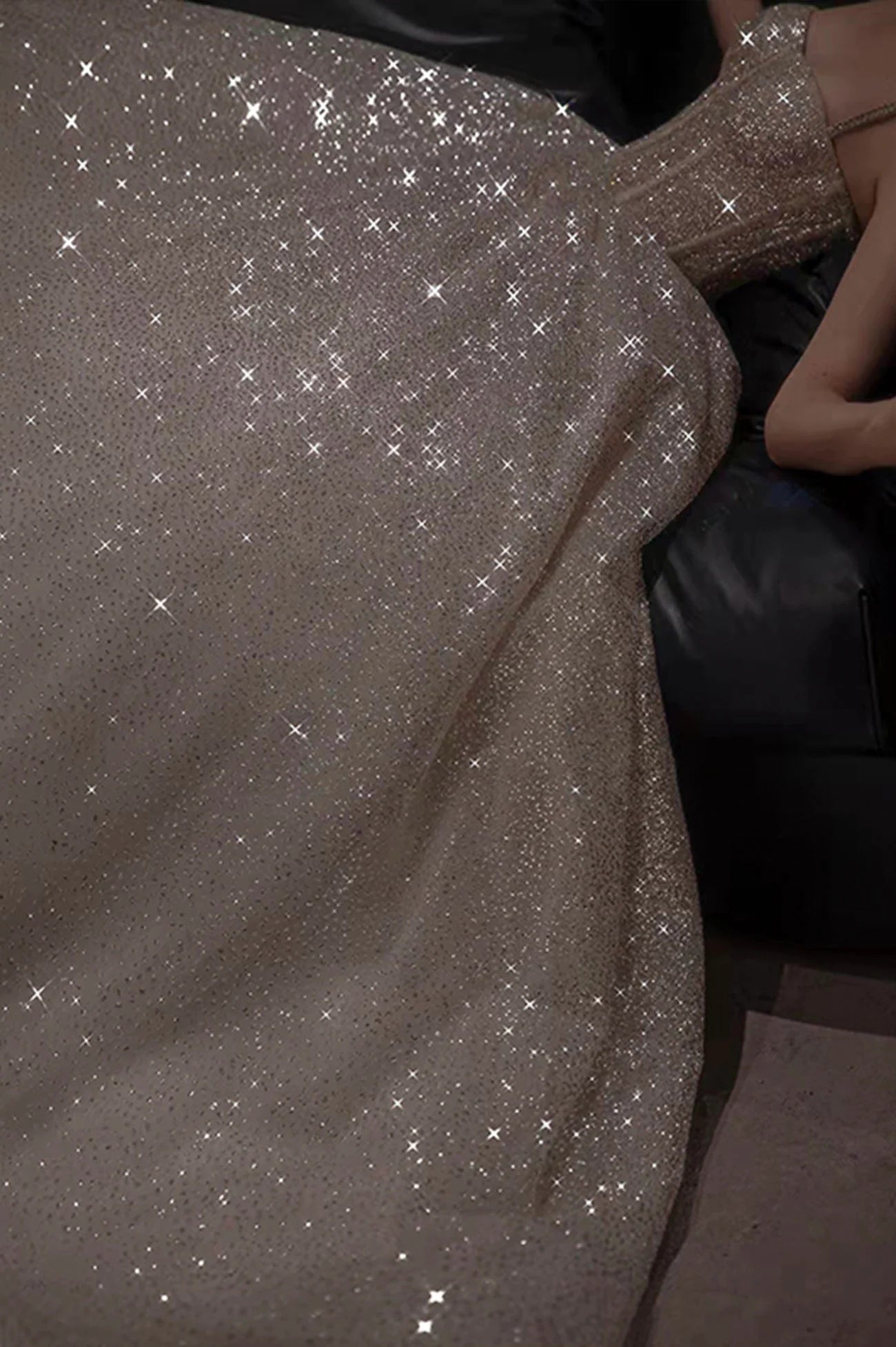 SPARKLING SEQUIN LONG PROM DRESS EVENING DRESS