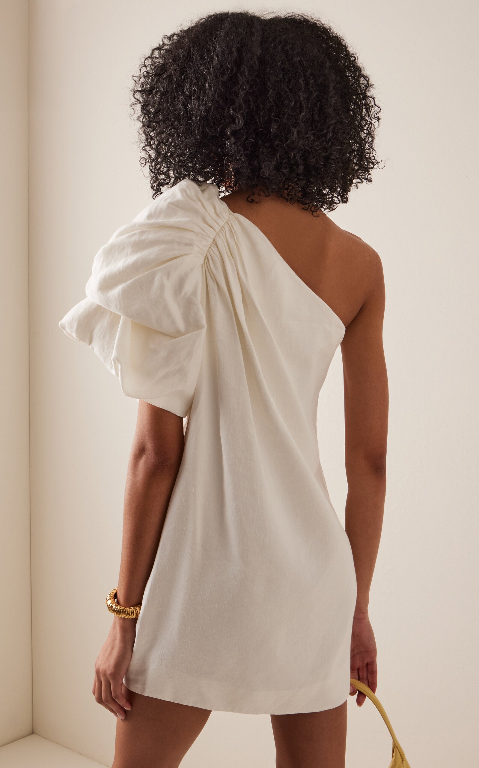 Cira Linen-Blend Mini Dress Simple gentle beautiful and grand